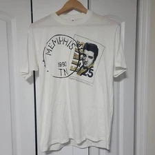 Vintage Elvis Presley T-Shirt 1990 Single Stitch Memphis TN Stamp NEW no Tags