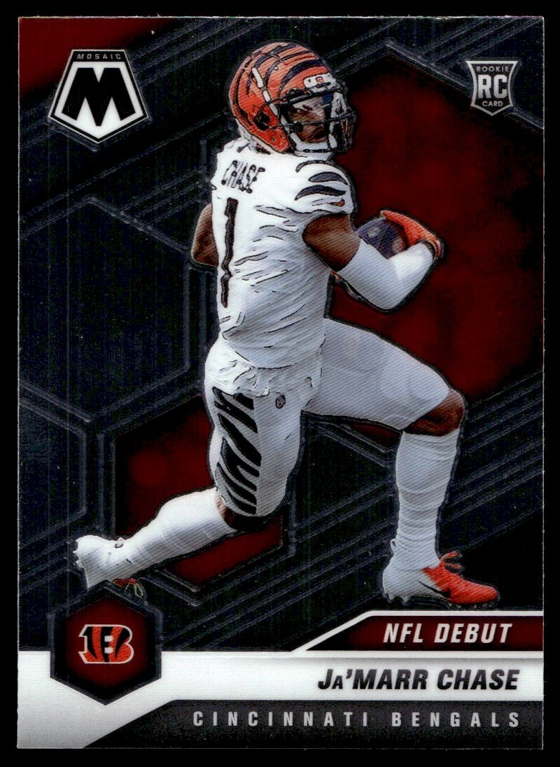2021 Panini Mosaic Ja'Marr Chase Rookie G34 Cincinnati Bengals #247