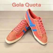 ***NEW*** Gola  Quota Sneakers Coral/Blue Women`s Great Look!  Size 7.   8,9.