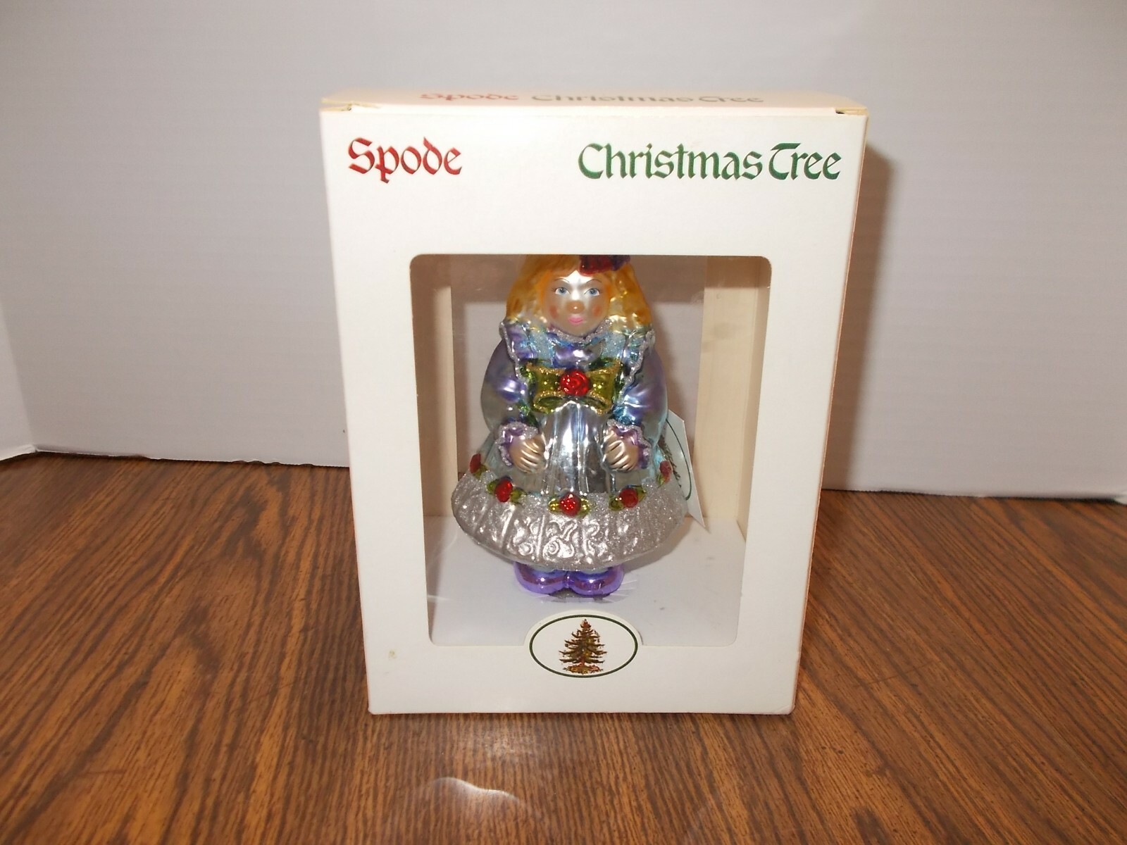 Spode Christmas Ornaments On The Tree DOLL Poland Blown Glass for sale