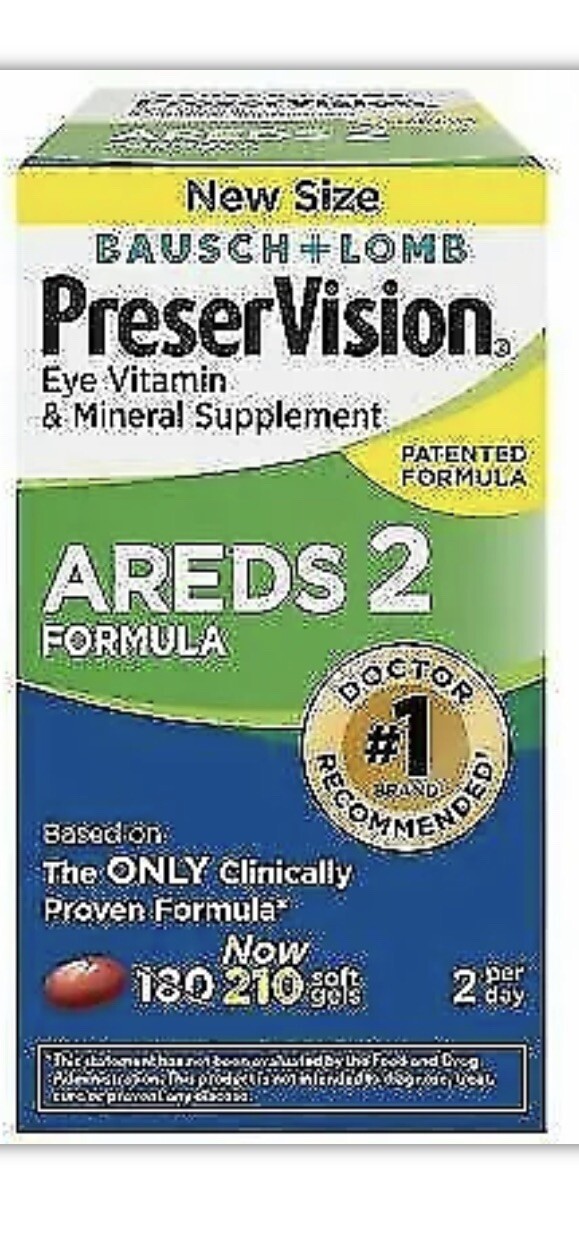 NEW PreserVision AREDS 2 Formula Supplement (210 Count) 688996652412 | eBay