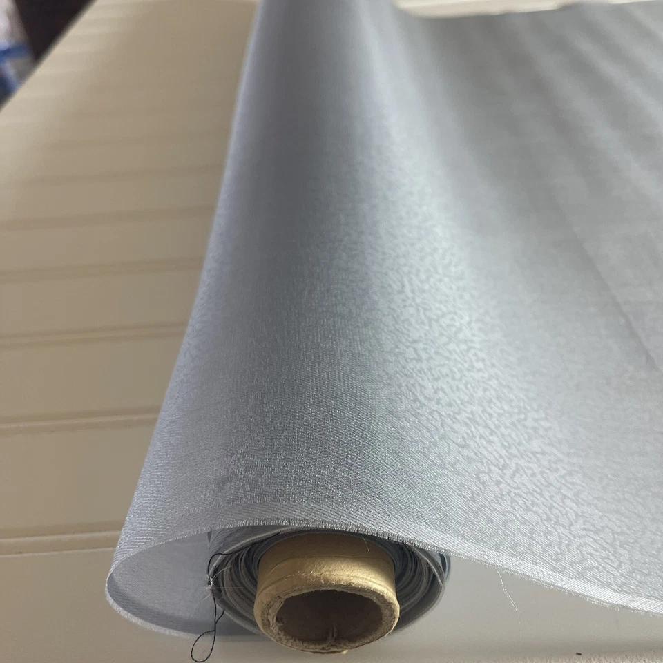 TELA DE SEDA, gris-azulada 5 yardas x 22 pulgadas de ancho o 180 pulgadas x 22 de ancho Foto 3 de 4