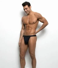 C-IN2  Minimal Thong BLACK Men's NWT Modal/Elastane Logo Waistband Style# 2802