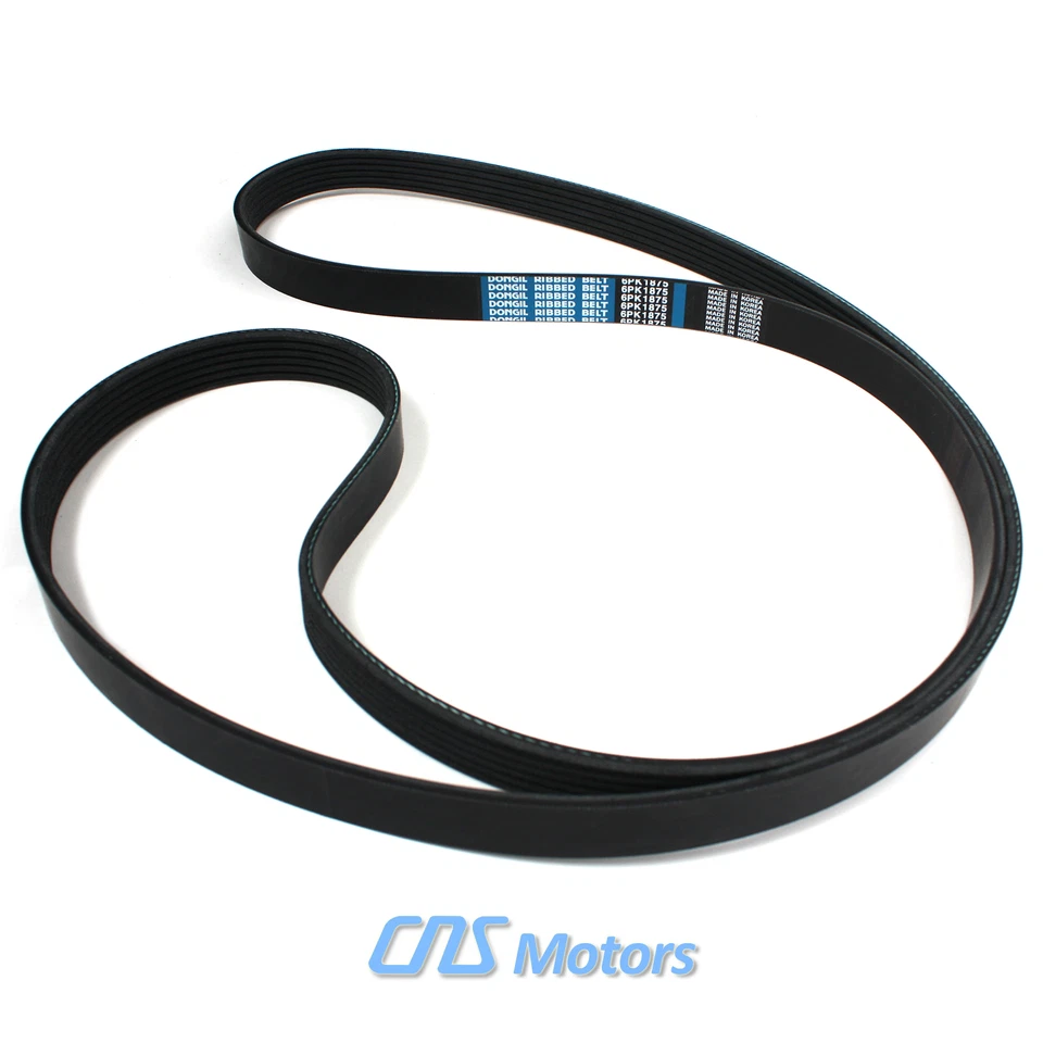 V-Ribbed Belt & A/C Belt Tensioner Kit for 04-08 Chevrolet Aveo Aveo5 Foto 2 de 4