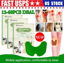 120PCS Knee Relief Patches Sticker Joint Pain Wormwood Ache Plaster Pad Health
