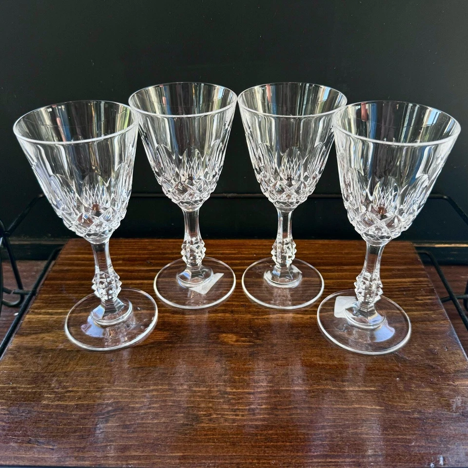 Juego de 4 copas de vino Linea Medici de Royal Crystal Rock Claret/cordial de Oporto Foto 3 de 4