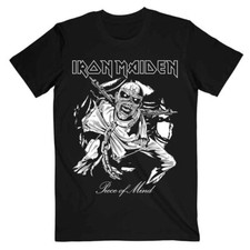 Image of Iron Maiden Unisex T-Shirt: Piece of Mind Mono Eddie (X-Large)
