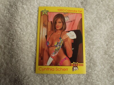 Star Int'l: Hooters 1993 Kalender Mädchen ''CYNTHIA SCHERR'' #31 Sammelkarte Alter 16