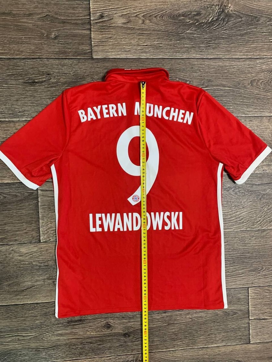 adidas bayern munich jersey 9 lewandowski soccer 20016/17 Size S