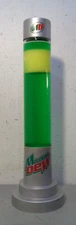 Vintage 1980's Promotional Mountain Dew Motion Lava Lamp Light Rare Mt. Dew Soda