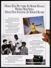 1988 Michael Cooper photo Polaroid SpectraSystem camera vintage print ad