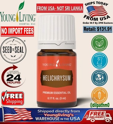 Young Living Helichrysum Essential Oil 5ml - New & Sealed  US Seller 