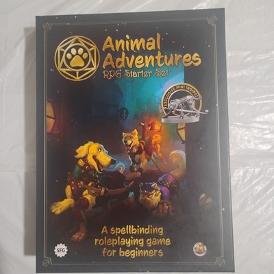 Steamforged Games Animal Adventures RPG Starter Set w/ Rulebook, Dice & Minis