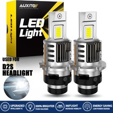 2X D2S D2R LED light Bulb Replace HID Xenon Super White 6500K Conversion Kit 41W