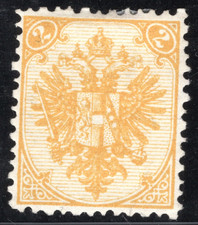 Austria, Bośnia i Hercegowina, Michel - numer 2 I z pierwszym złożeniem