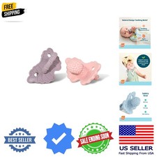 RaZberry Silicone Teether Pacifier Teething Relief for Infants, Food-Grade,...