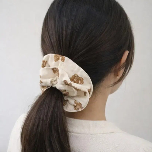 Handmade Bear Pattern Hair Tie - New Official