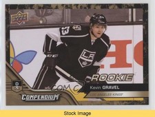 2016-17 Upper Deck Compendium Rookies Gold Kevin Gravel #869 READ o1h