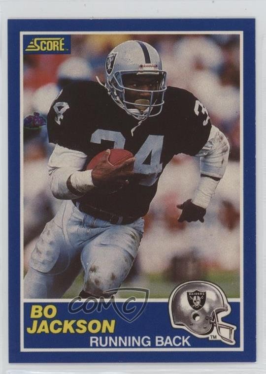 1989 Score Bo Jackson #2 4y8