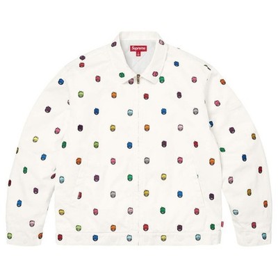 844580 Supreme x Spitfire Work Jacket White