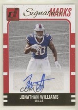 2016 Donruss Signature Marks 1/50 Jonathan Williams #93 Auto s3g
