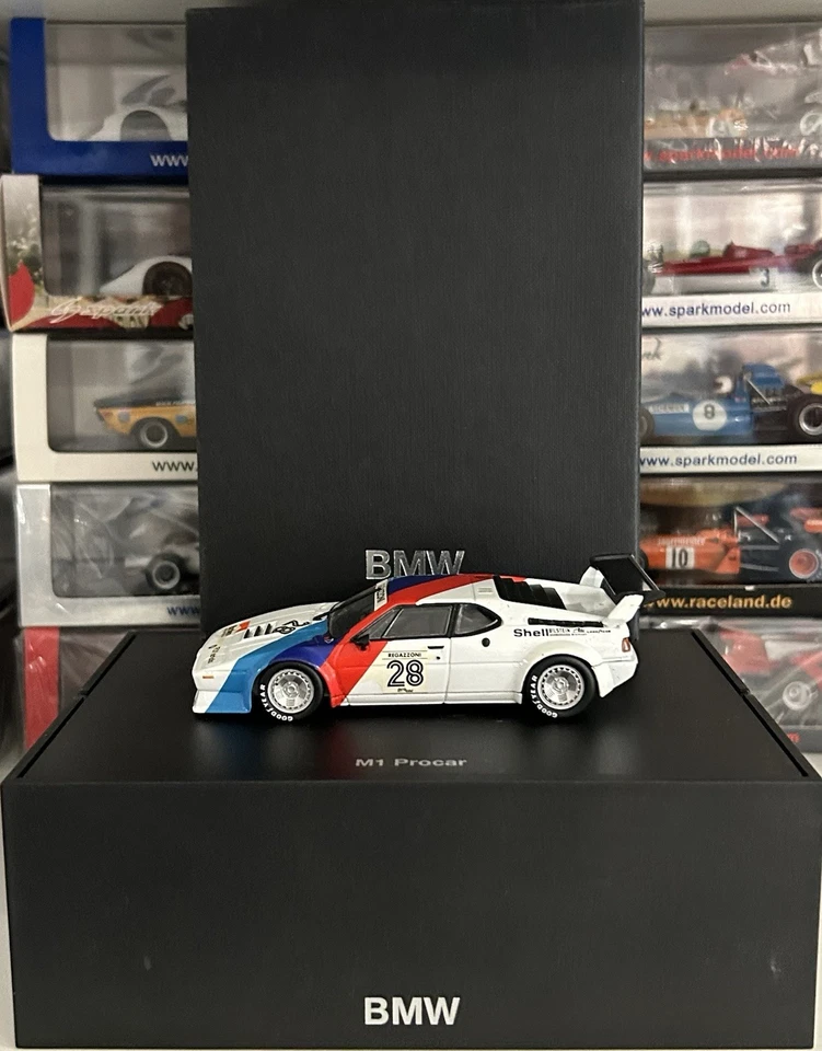 MINICHAMPS 1/43 80429418128 BMW M1 #28 Procar Séries Monza 1979 Clay Regazzoni - Photo 1/4
