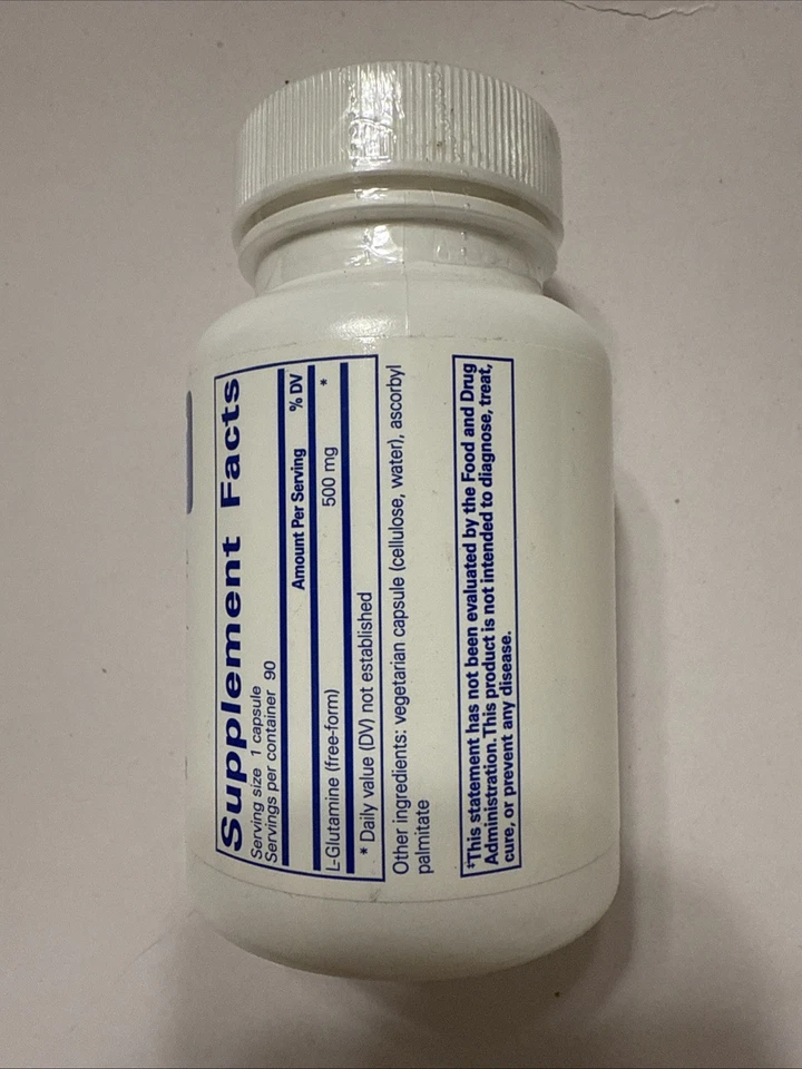 Pure Encapsulations L-Glutamina 500mg 90 Cápsulas EXP 12/2025 Foto 2 de 4