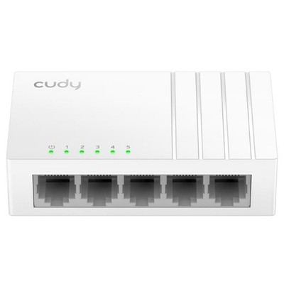 CUDY GS105U SWITCH 5 PORT GIGABIT POWER USB-C RJ45 10/100/1000 Mbps 