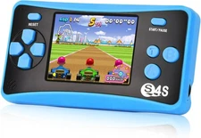 Handheld Game for Kids Ages 4-10, 2025 Upgraded, 142 Classic Mini Blue2 