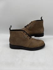 Image of Barbour Meays Chukka Chelsea Mens Boots Brown Leather UK 7 EU 41 New #2