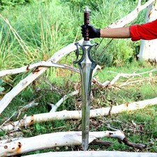 Fully functional He - man power sword handmade stainless steel sword leather s