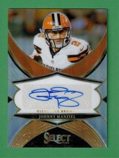 2024 PANINI SELECT JOHNNY MANZIEL AUTO SILVER SELECT SIGNATURES BROWNS