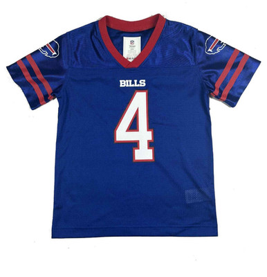 Buffalo Bills NFL Team Apparel Youth ''#4 James Cook'' Jersey