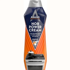 Astonish Specialist Hob Cream Cleaner, for Tough Burnt on 500 ml (Pack of 1)