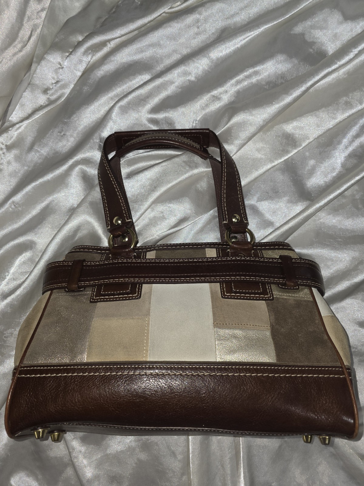 COACH Hampton Mosaic Patchwork Satchel limited ed… - image 2