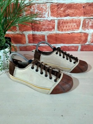 Damenschuhe Sorel brauntöne Nubukleder Schnürschuhe Low-Top Turnschuhe UK 5,5