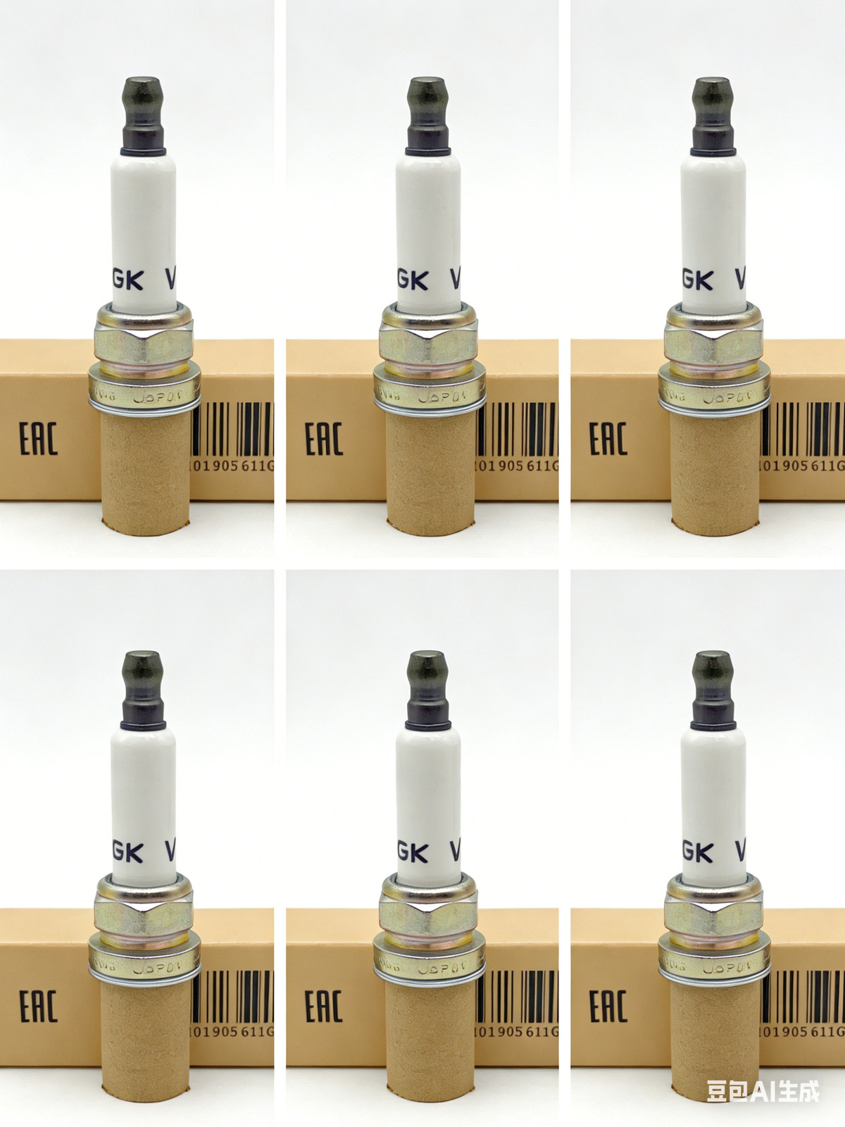 6 Set 101905611G Spark Plugs NGK PFR8S8EG For Porsche Cayenne Panamera S Hybrid