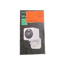Wyze Cam OG Wired Indoor Outdoor Security Camera Color Night Vision White