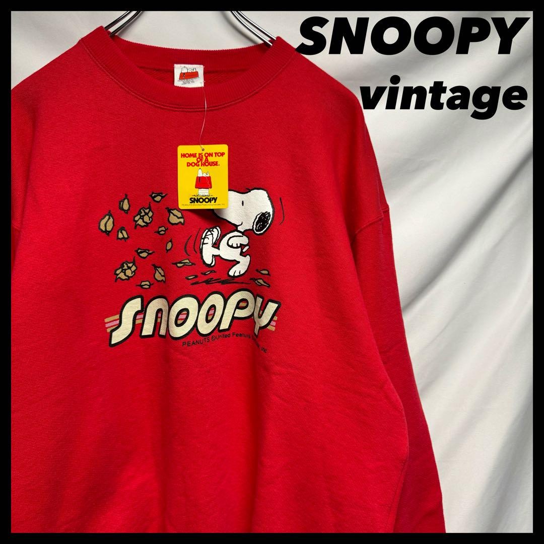 Vintage Peanuts Men's L Snoopy Sweatshirt 90S Y2K 25 Japan