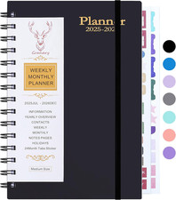 Daily Planner 2025-2026, Weekly and Monthly Planner 2025-2026 Academic Year, Jul