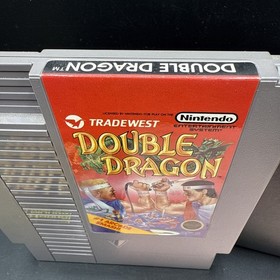 Double Dragon (NES, 1988) With Manual and Sleeve Tested & Working