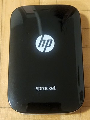 HP Sprocket Black Mini Wireless Bluetooth Photo Printer Model SNPRH-1603 X7N08A