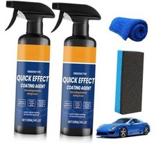 Car Quick Coating Spray, 2-Pack, Advanced Paint Protection, Vehicle Detailing