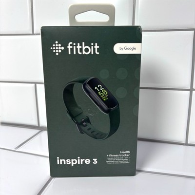 New Sealed Fitbit Inspire 3 Black Heart Rate Monitor Health & Fitness Tracker