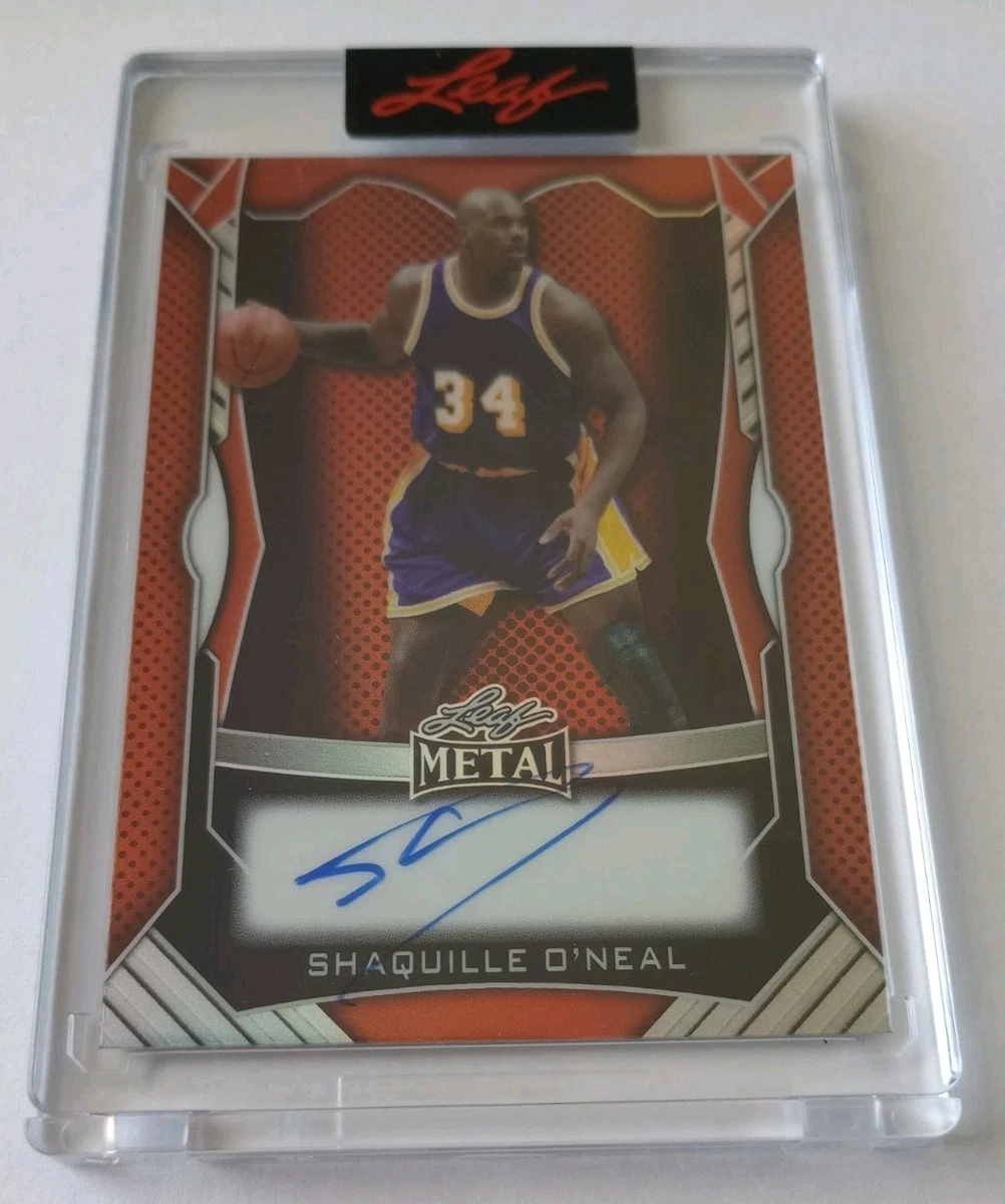 Shaquille O'Neal Autographed Basketball Trading Cards for sale | eBay