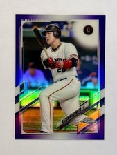 2021 Topps Chrome NPB Kazuma Okamoto Purple Refractor /299 🔥 CLEAN FRESH PULL