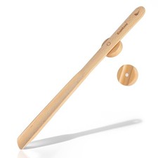 Shoe Horn Long Handle for Seniors 19.7" Extra Long Shoehorn Wooden for Men , ...
