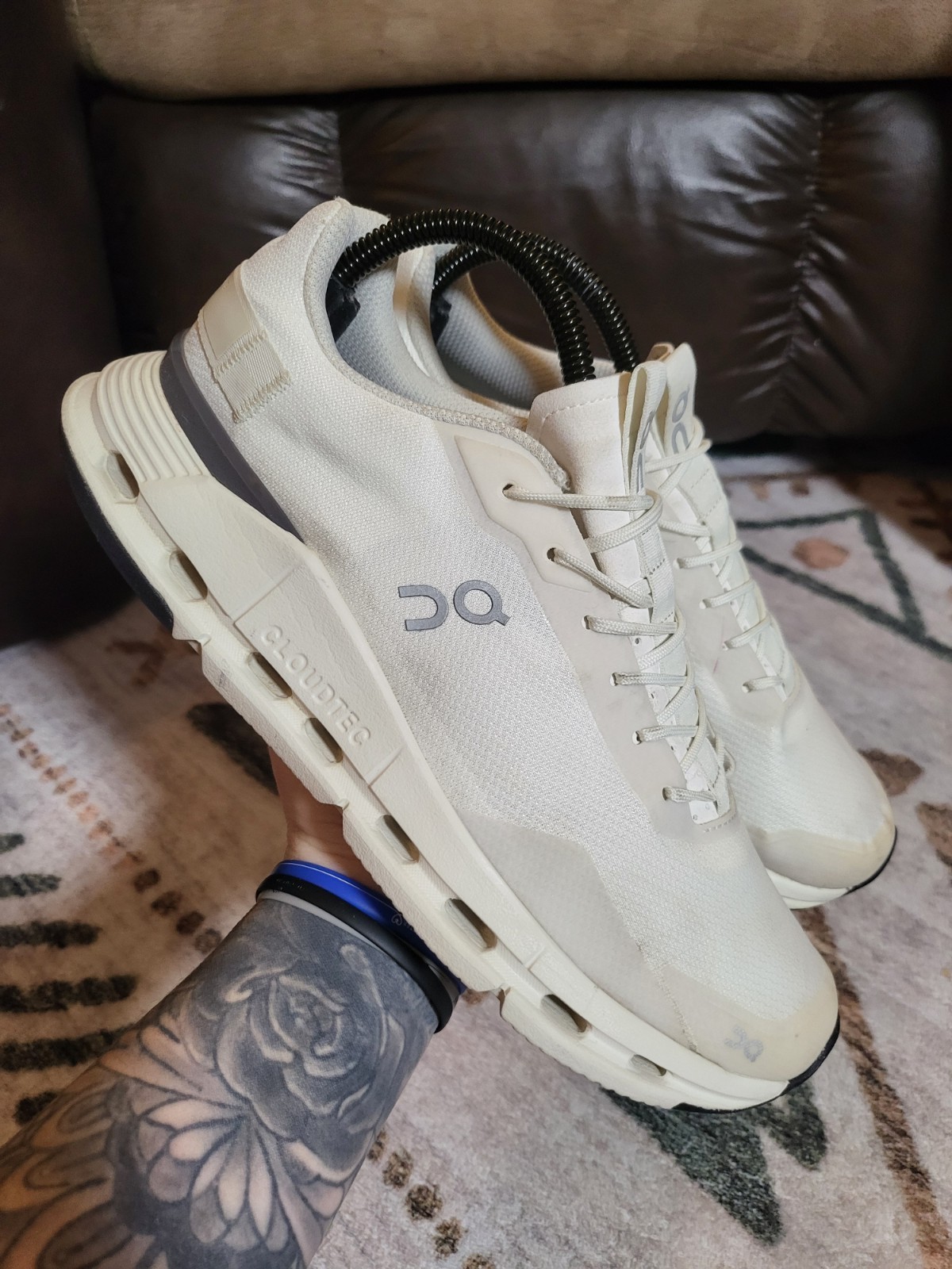 On Cloudnova Form White Eclipse Womens 9 Low Top … - image 1