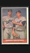 1961 Topps Dodger Southpaws #207 Sandy Koufax Autograph HOF! eBay Authenticated
