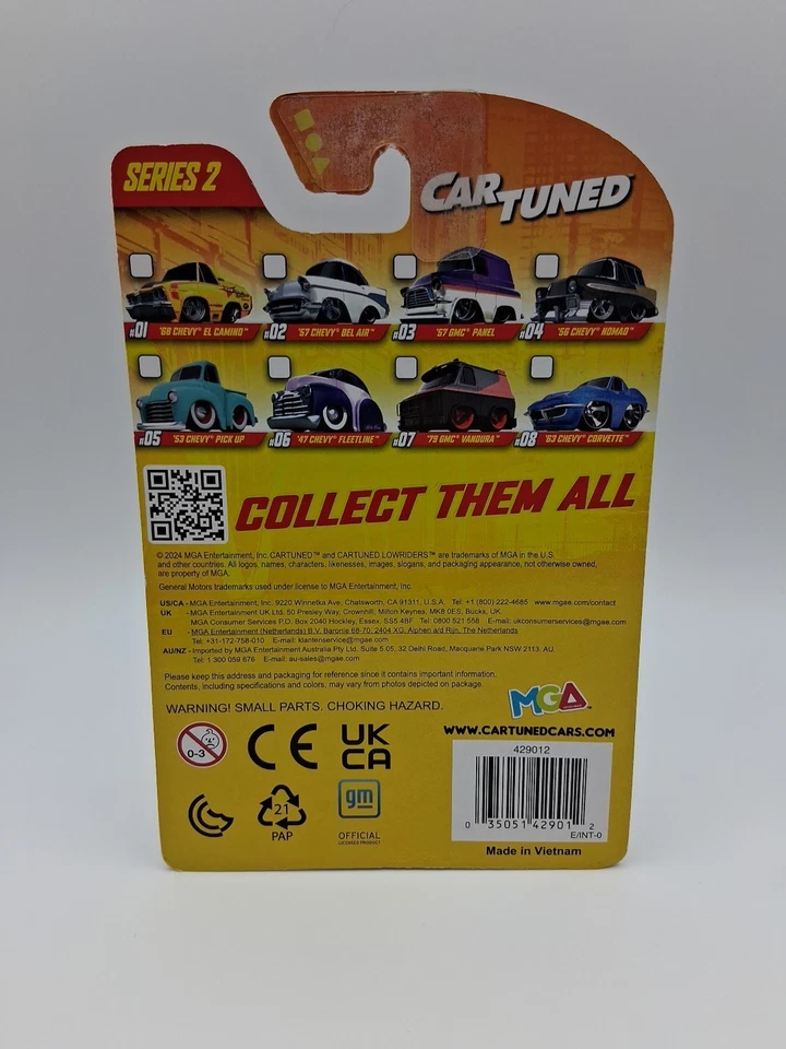 CAR TUNED '79 GMC VANDURA BLACK & RED SERIES 2 CAR #7 CUSTOMS (A-TEAM) DIECAST - Image 3 of 4